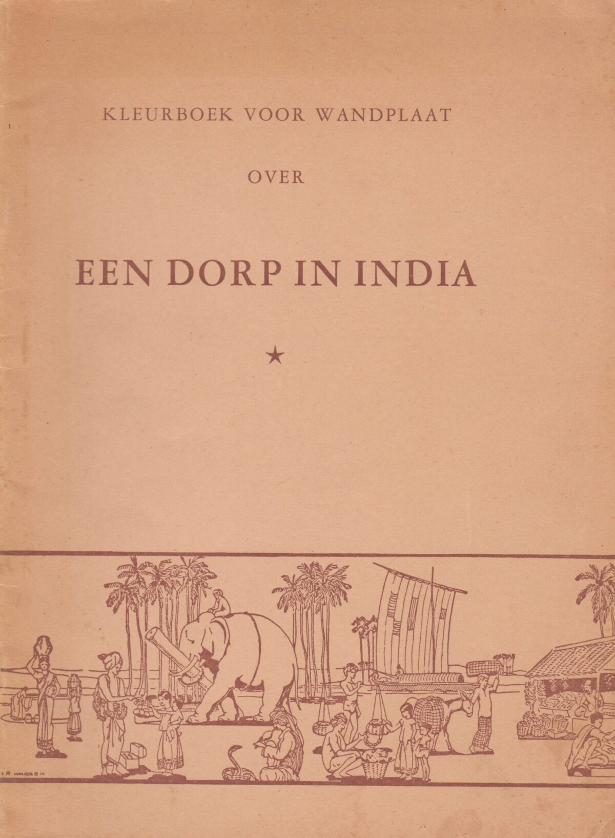 Scan_20171124-6 Een dorp in India - Kleurboek voor wandplaat -