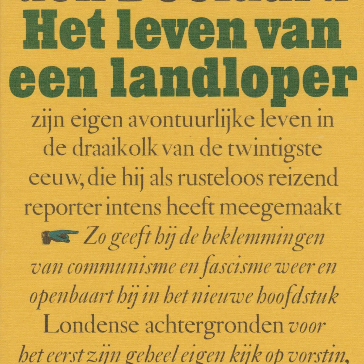 Het leven van een landloper