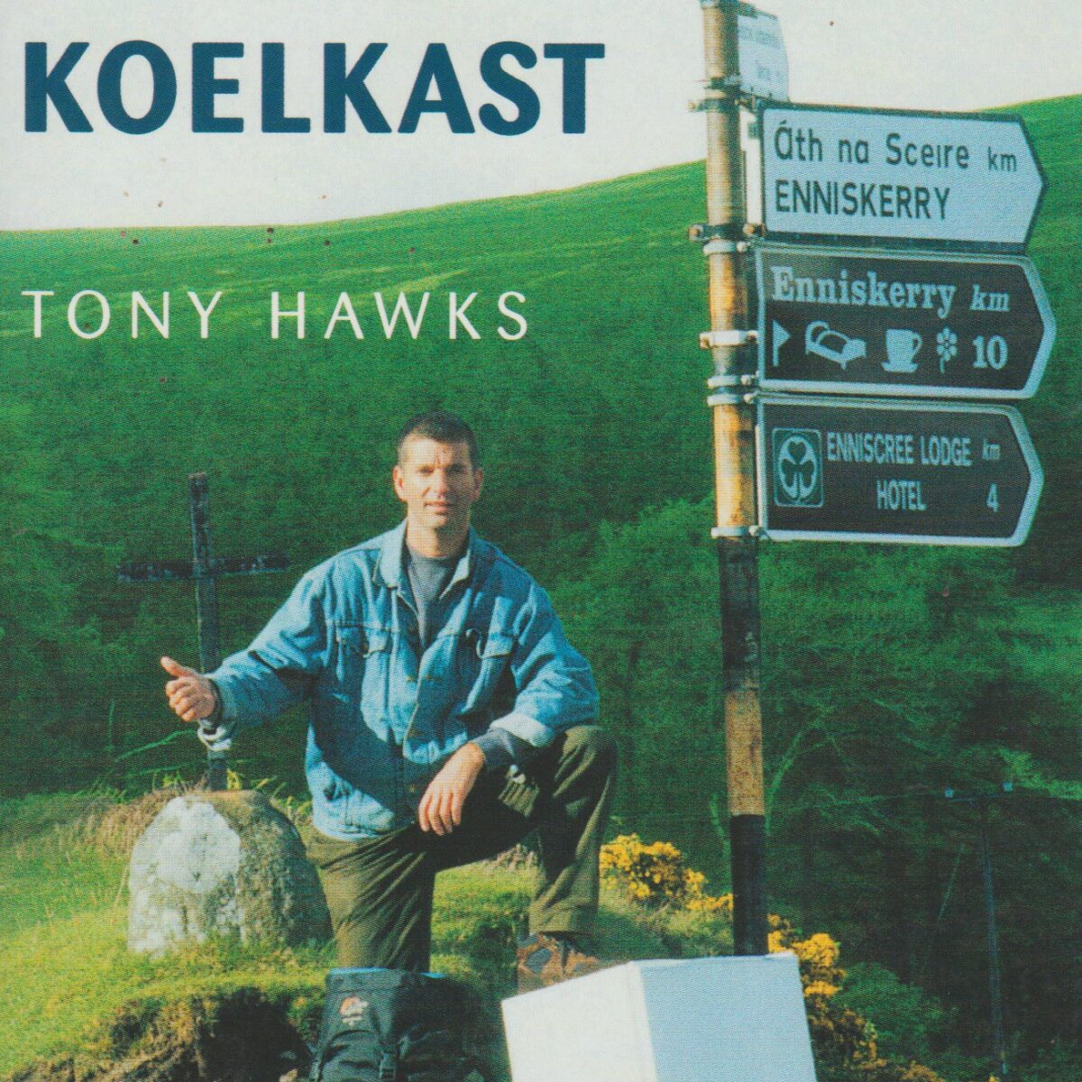 Door Ierland met een koelkast