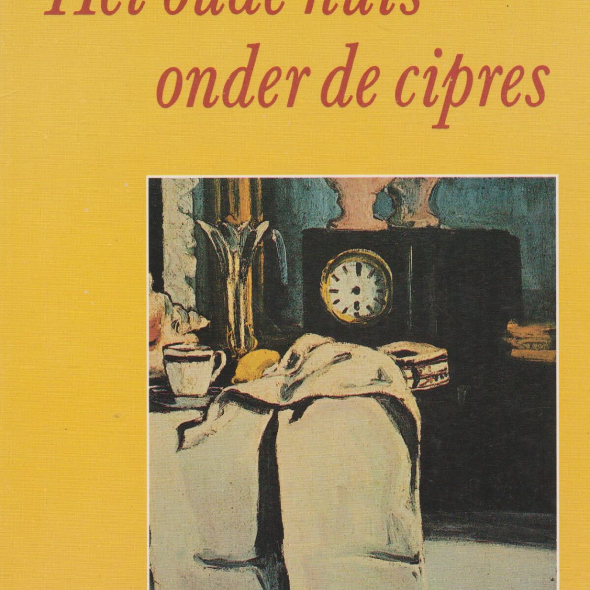 Het oude huis onder de cipres