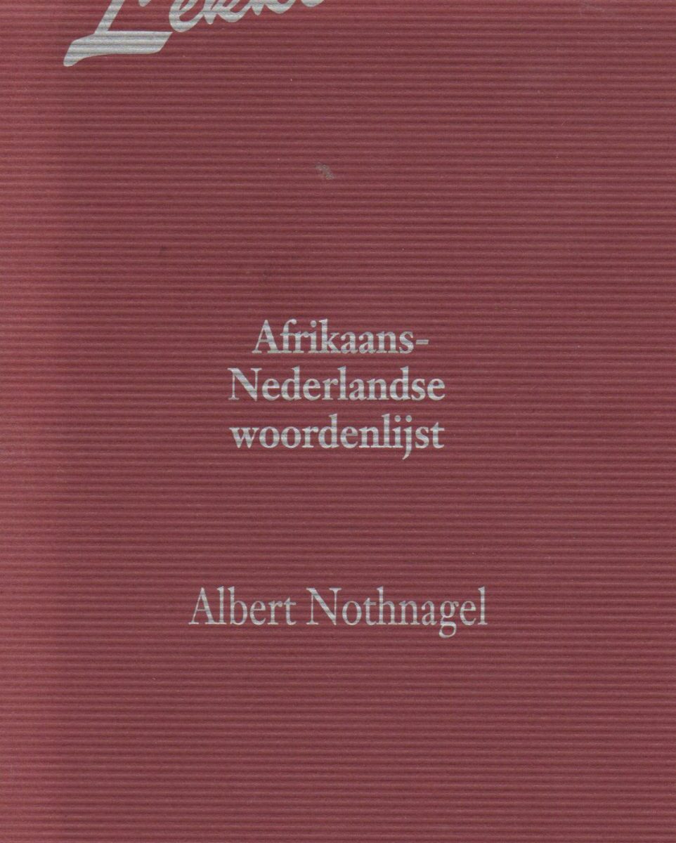 Lekkerleeslijs - Afrikaans-Nederlandse woordenlijst -