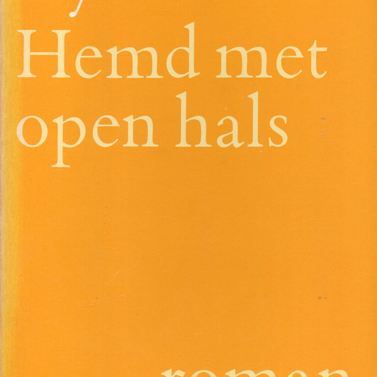 Hemd met open hals