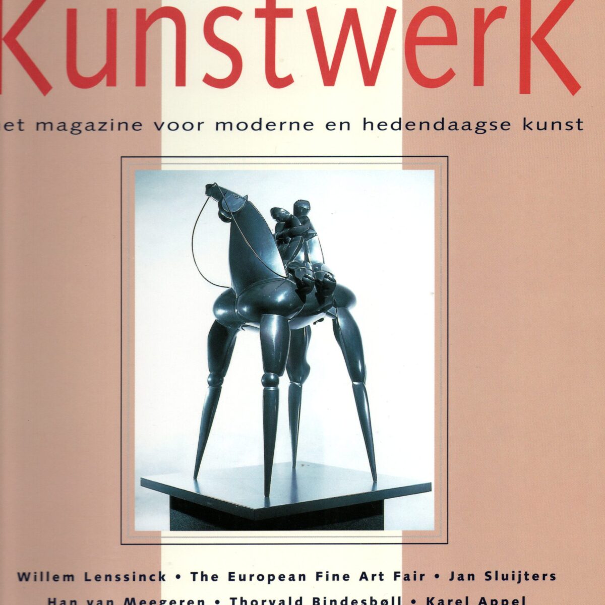 Kunstwerk - Winter 1997 - Willem Lenssinck, Jan Sluijters, Han van Meegeren, Thorvald Bindesboll, Karel Appel, Paul Delvaux, Miguel Condé -