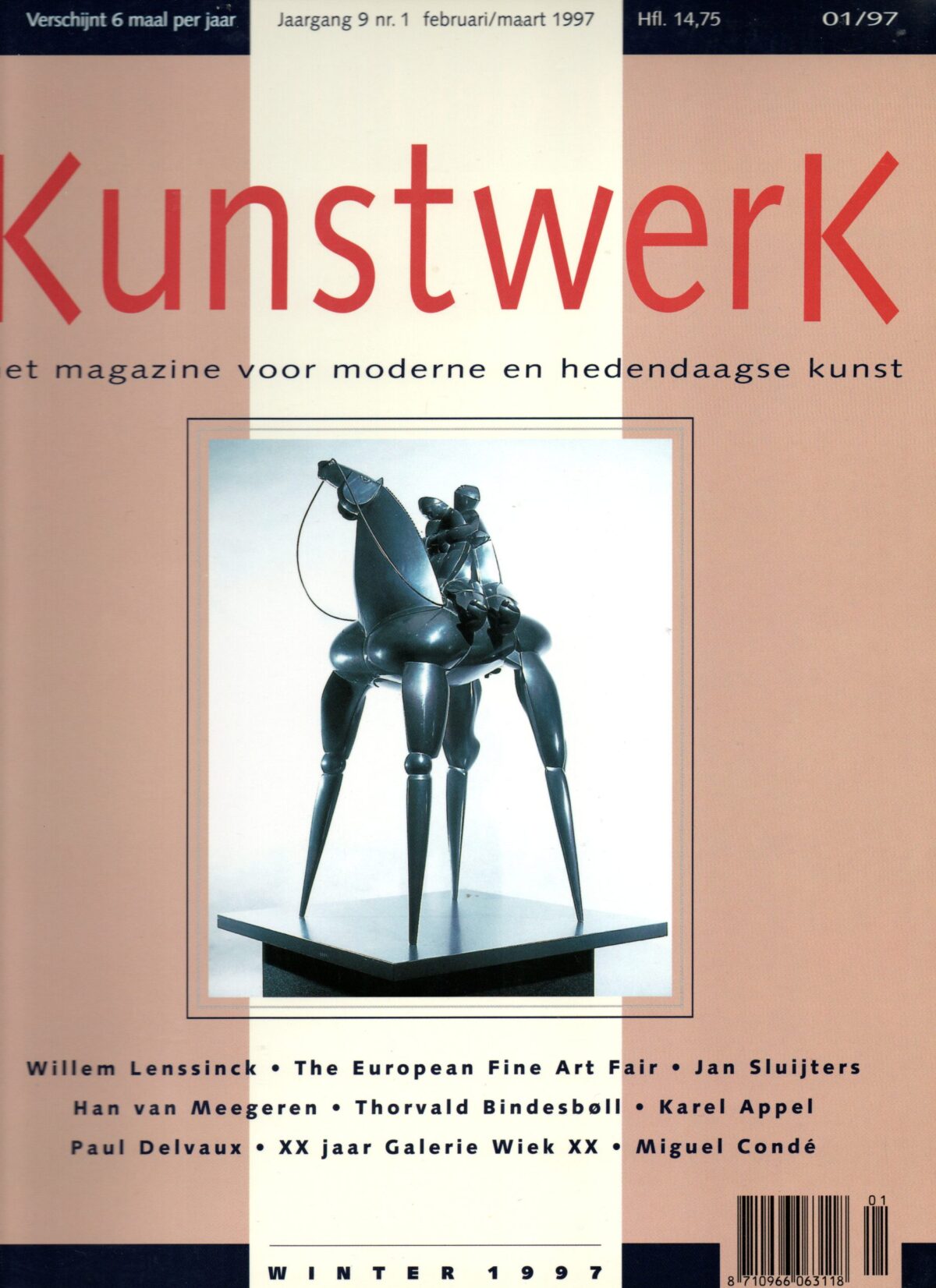 Scan_20230730-4-scaled Kunstwerk - Winter 1997 - Willem Lenssinck, Jan Sluijters, Han van Meegeren, Thorvald Bindesboll, Karel Appel, Paul Delvaux, Miguel Condé -