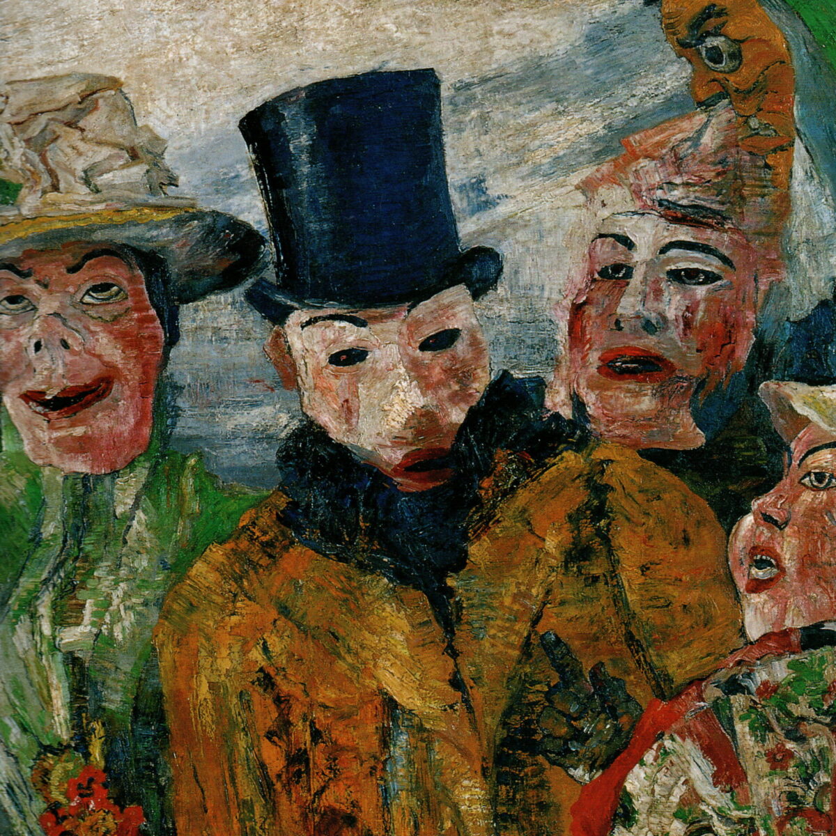 James Ensor - 1860-1949 - De maskers, de dood en de zee -