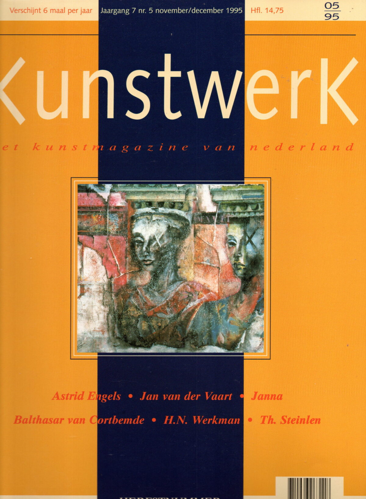 Kunstwerk - Astrid Engels, Jan van der Vaart, Janna Balthasar van Cortbemde, H.N. Werkman, Th. Steinlen -