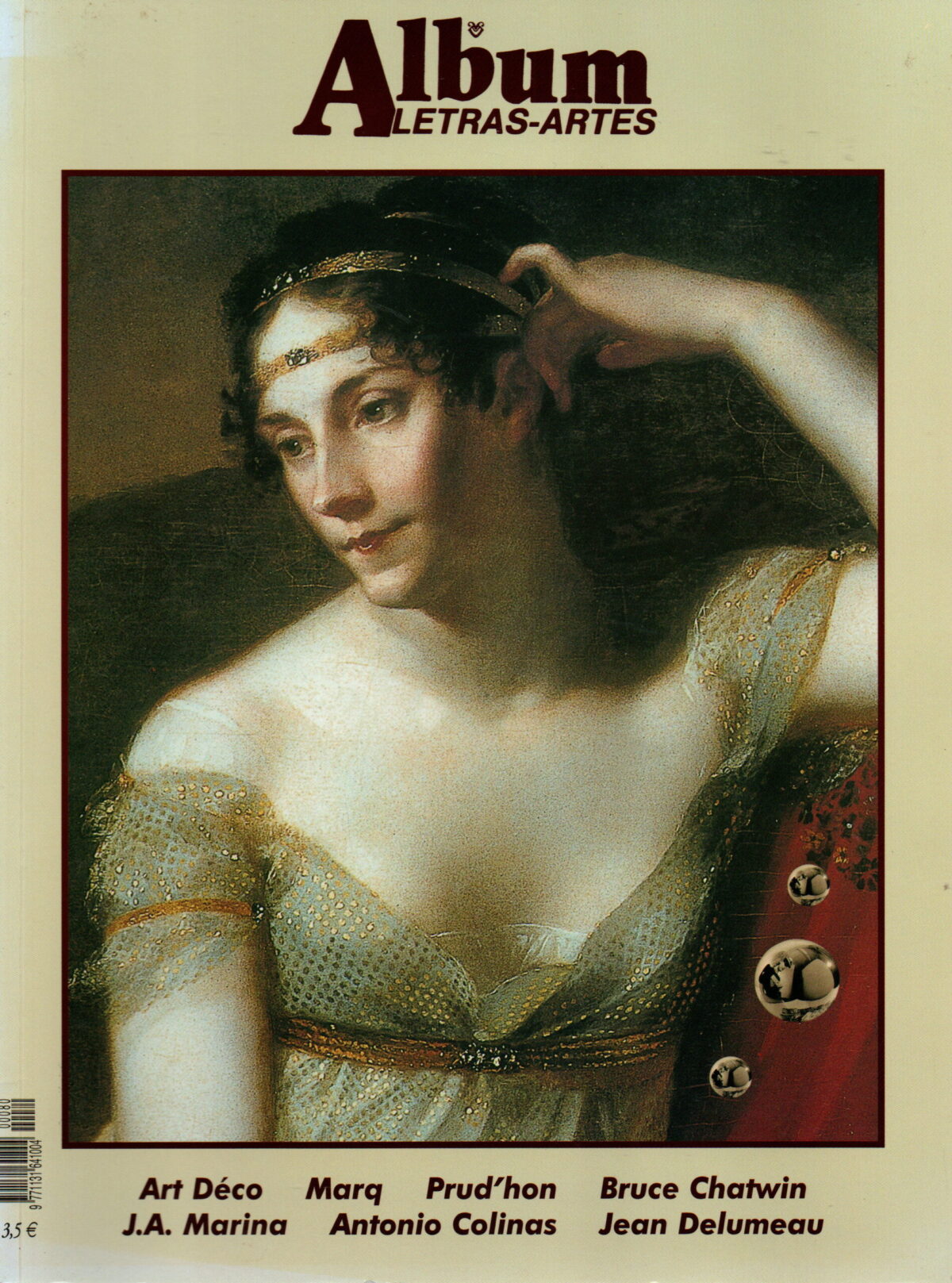Scan_20240106-kopie-scaled Album Letras-Artes - Art Déco, Marq, Prud'hon, Bruce Chatwin, J.A. Marina, Antonio Colinas, Jean Delumeau -