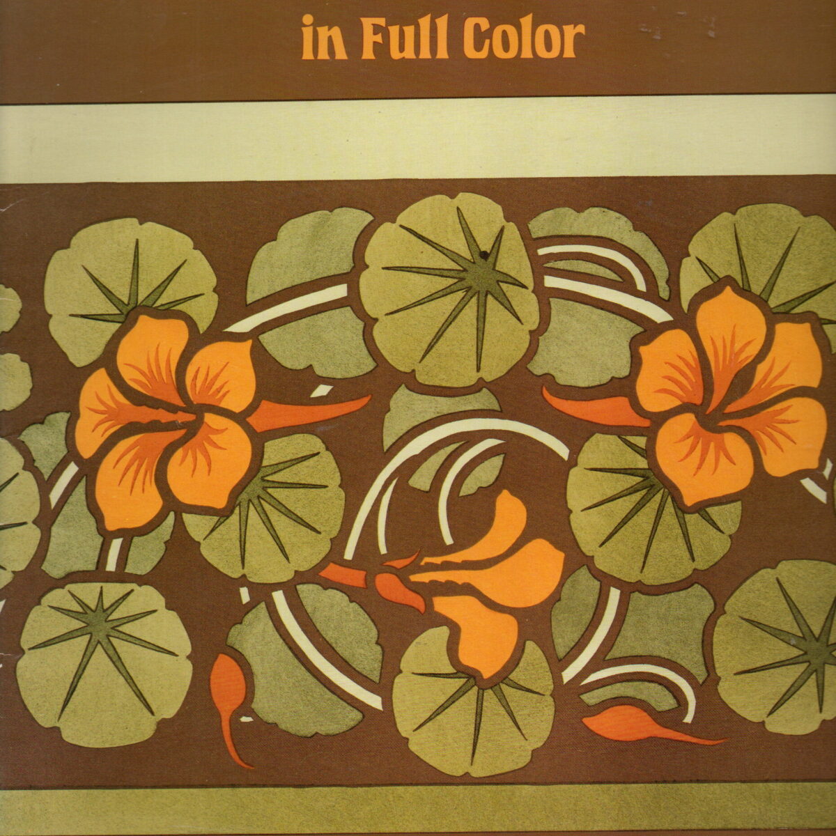 Art Nouveau Floral Stencil Designs - in Full Color -