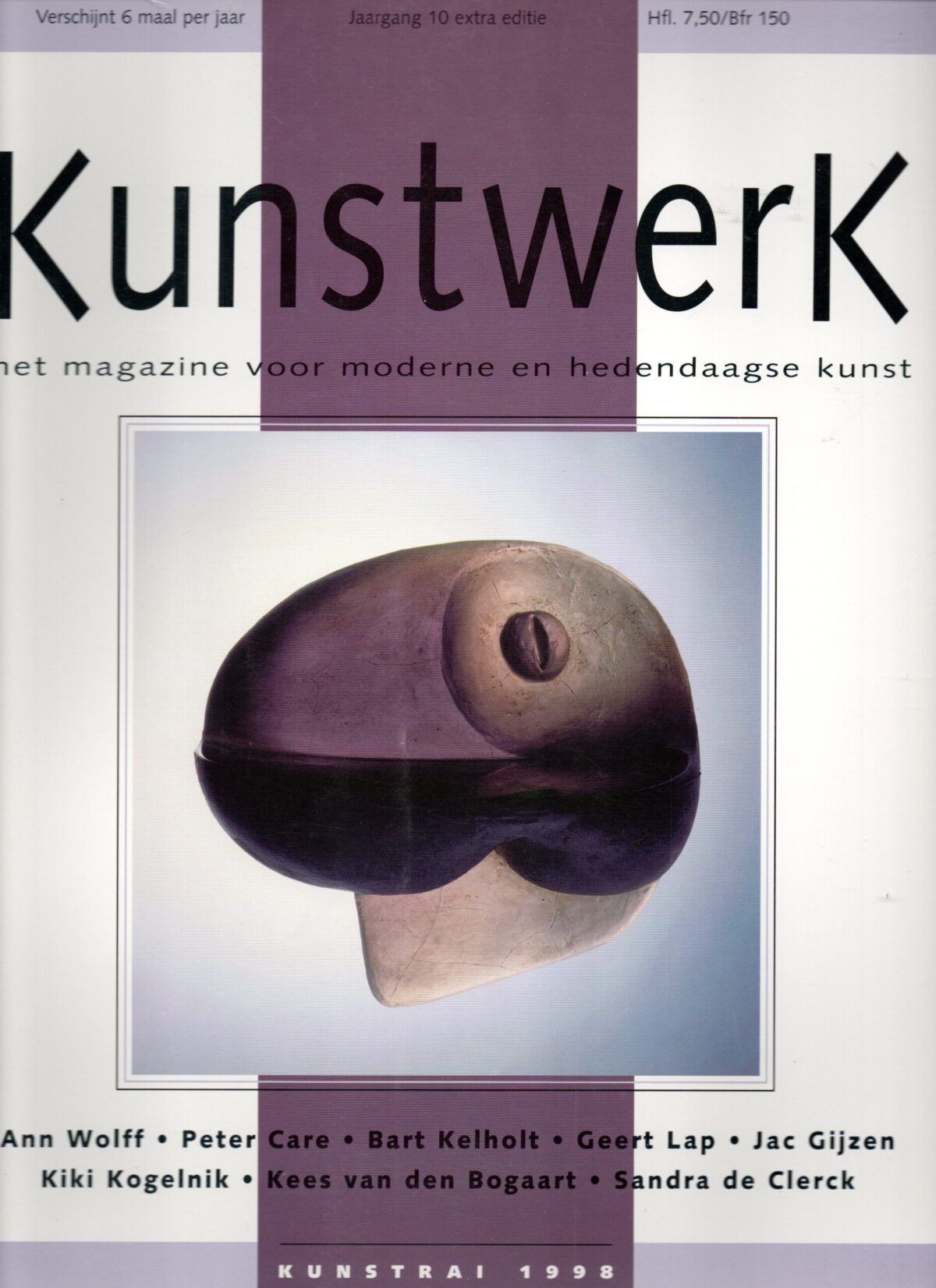 Scan_20240116-3-scaled Kunstwerk - Ann Wolff, Peter Care, Bart Kelholt, Geert Lap, Jac Gijzen, Kiki Kogelnik, Kees van den Bogaart, Sandra de Clerck - Kunstrai 1998 -