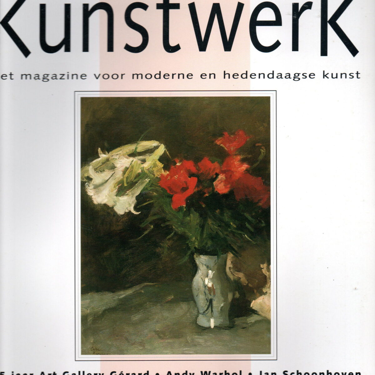 Kunstwerk - 25 jaar Art Gallery Gerard, Andy Warhol, Jan Schoonhoven, Dossier: Futurisme, Marthijn de Groot -