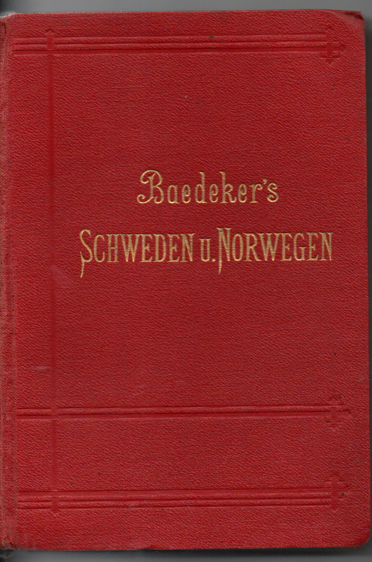 Scan_20240307-11 Baedeker's Schweden u. Norwegen - nebst den wichtigsten reiserouten durch Dänemark -