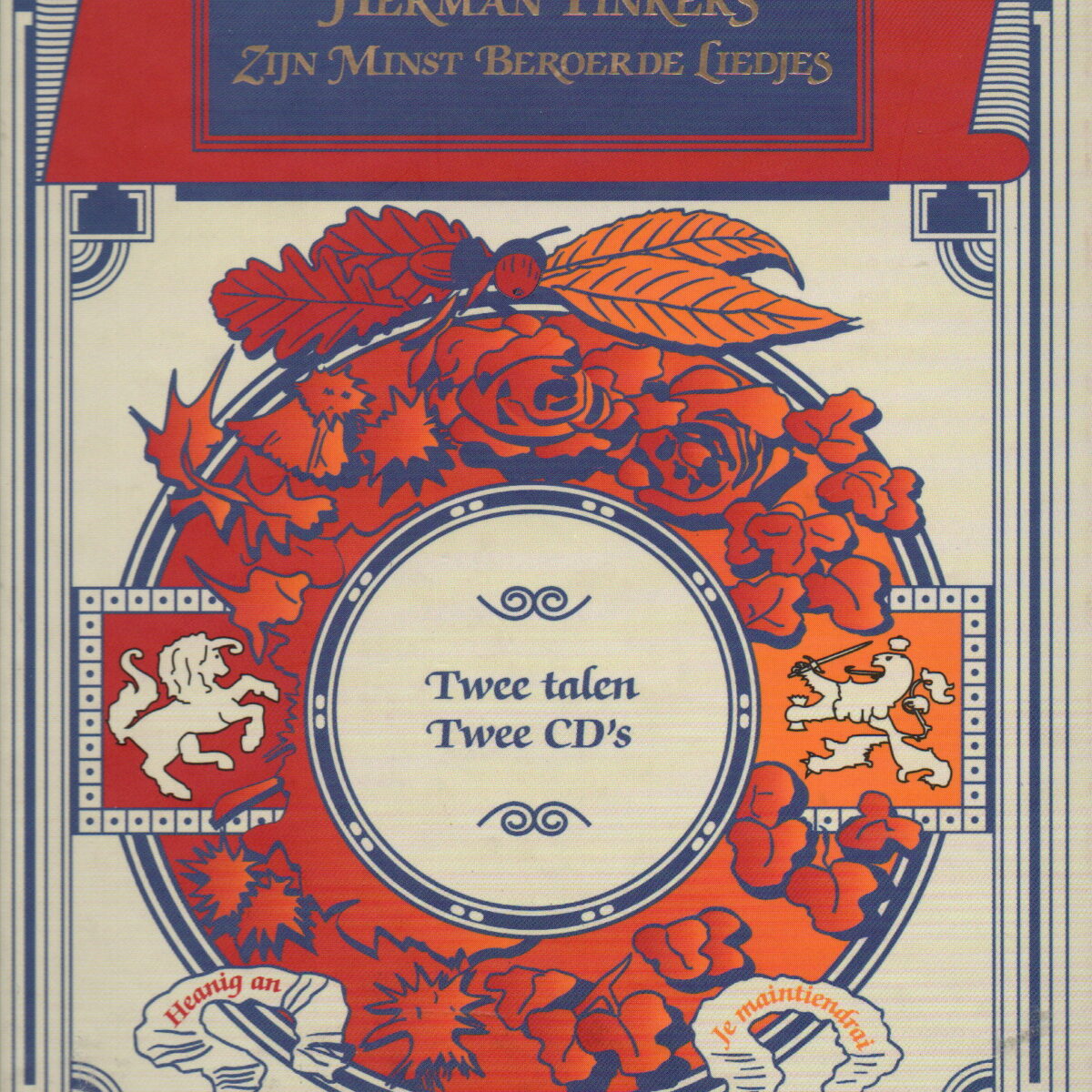 Herman Finkers zijn minst beroerde liedjes - Twee talen Twee CD's -