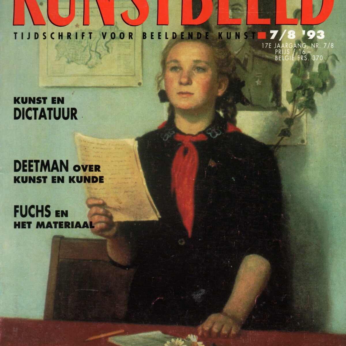 Kunstbeeld - Kunst en dictatuur, Deetman over kunst en kunde, Fuchs en het materiaal -