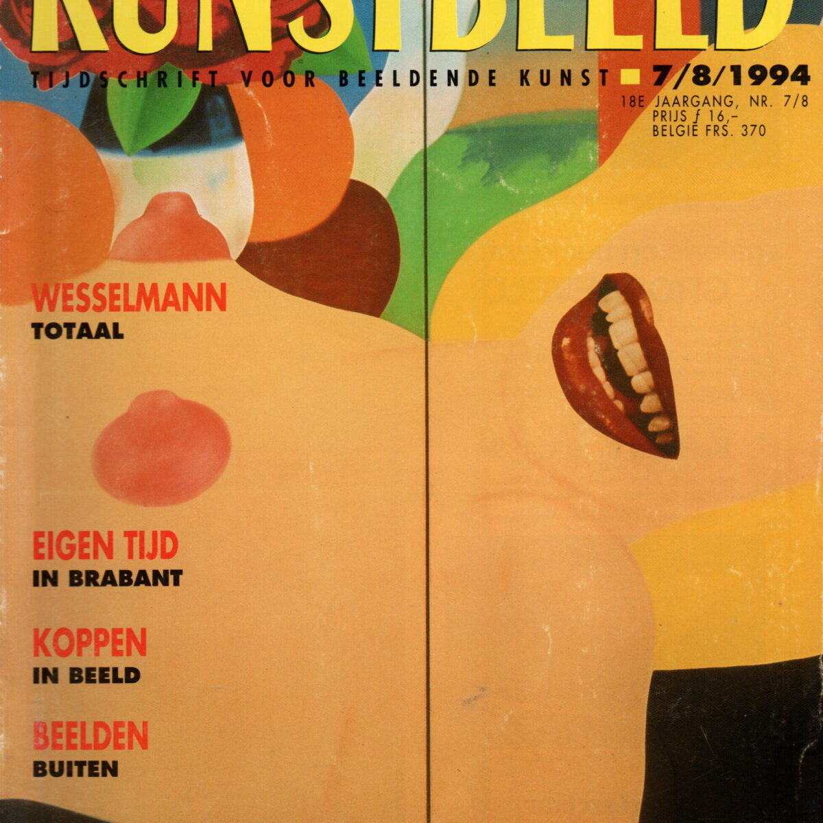 Kunstbeeld - Wesselmann totaal, Eigen tijd in Brabant, Koppen in Beeld, Beelden buiten -