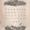 Receptenboek van Mevrouw Marselis 1790