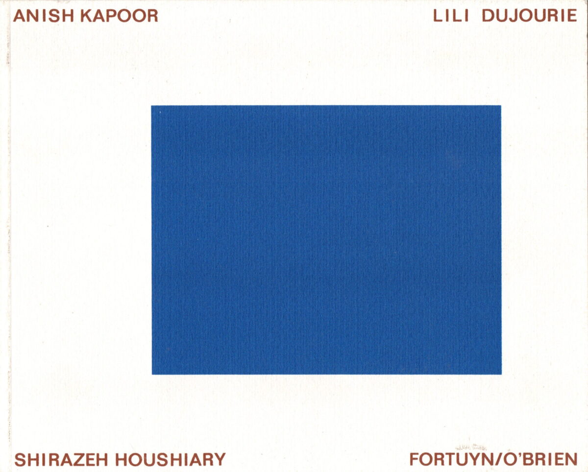 Scan_20240923-scaled-e1727089501436 Anish Kapoor, Lili Dujourie, Shirazeh Houshiary, Fortuyn/O'Brien - Beelden van afwezigheid, tekens van verlangen