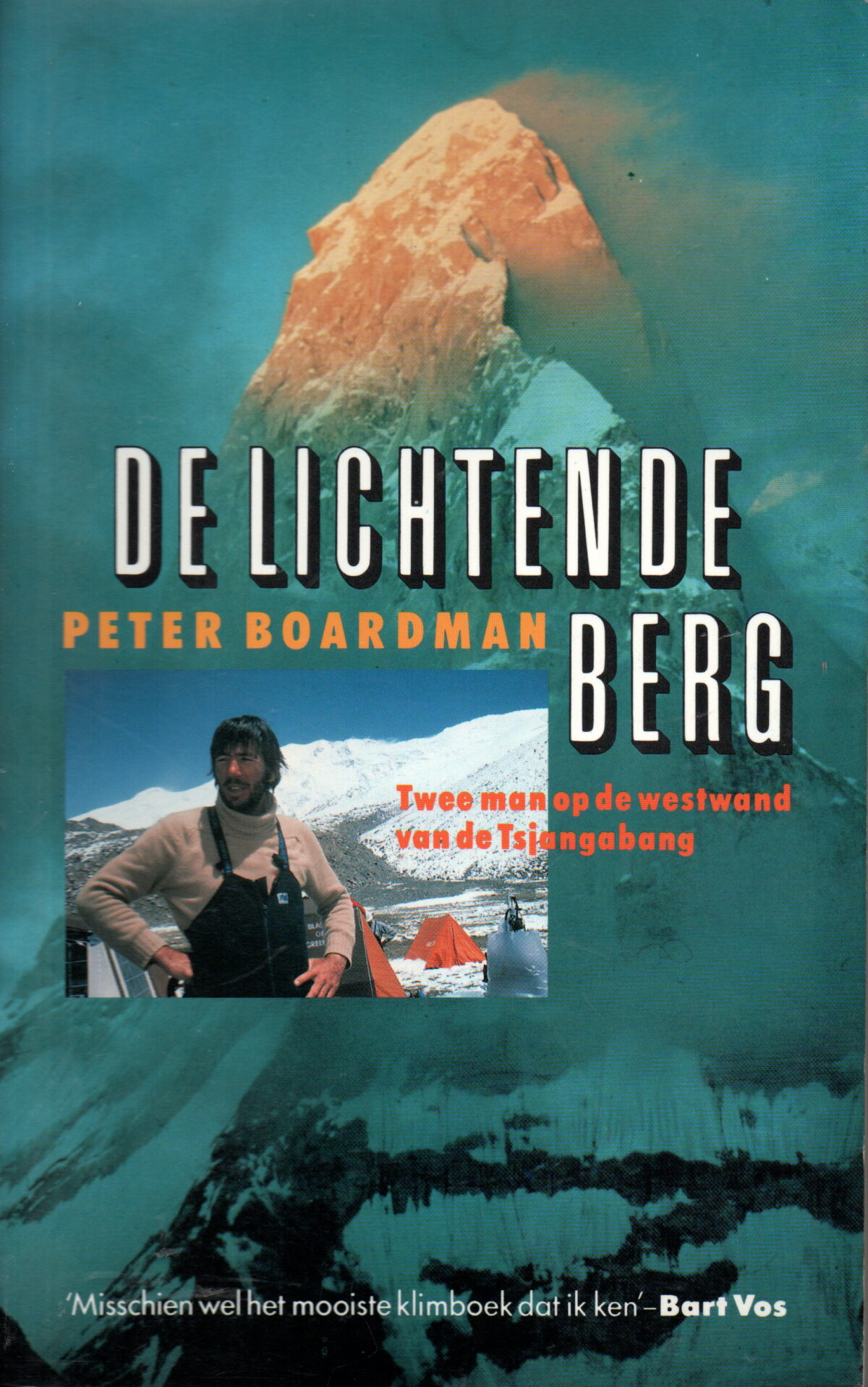 Scan_20250104-9 De lichtende berg - Twee man op de westwand van de Tsjangabang -